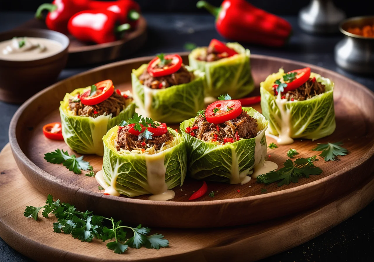 Savoy Cabbage Roulades