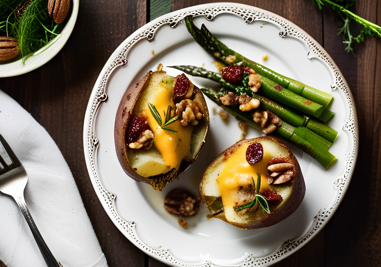 Vegetable Stuffed Oven Potatoes