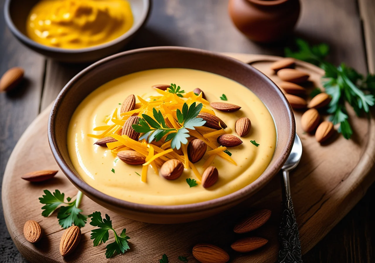 Almond-Saffron Sauce