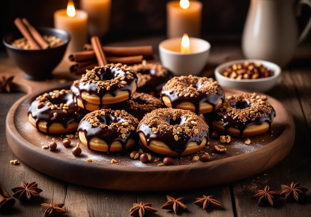 Cinnamon Star-Shaped Donuts