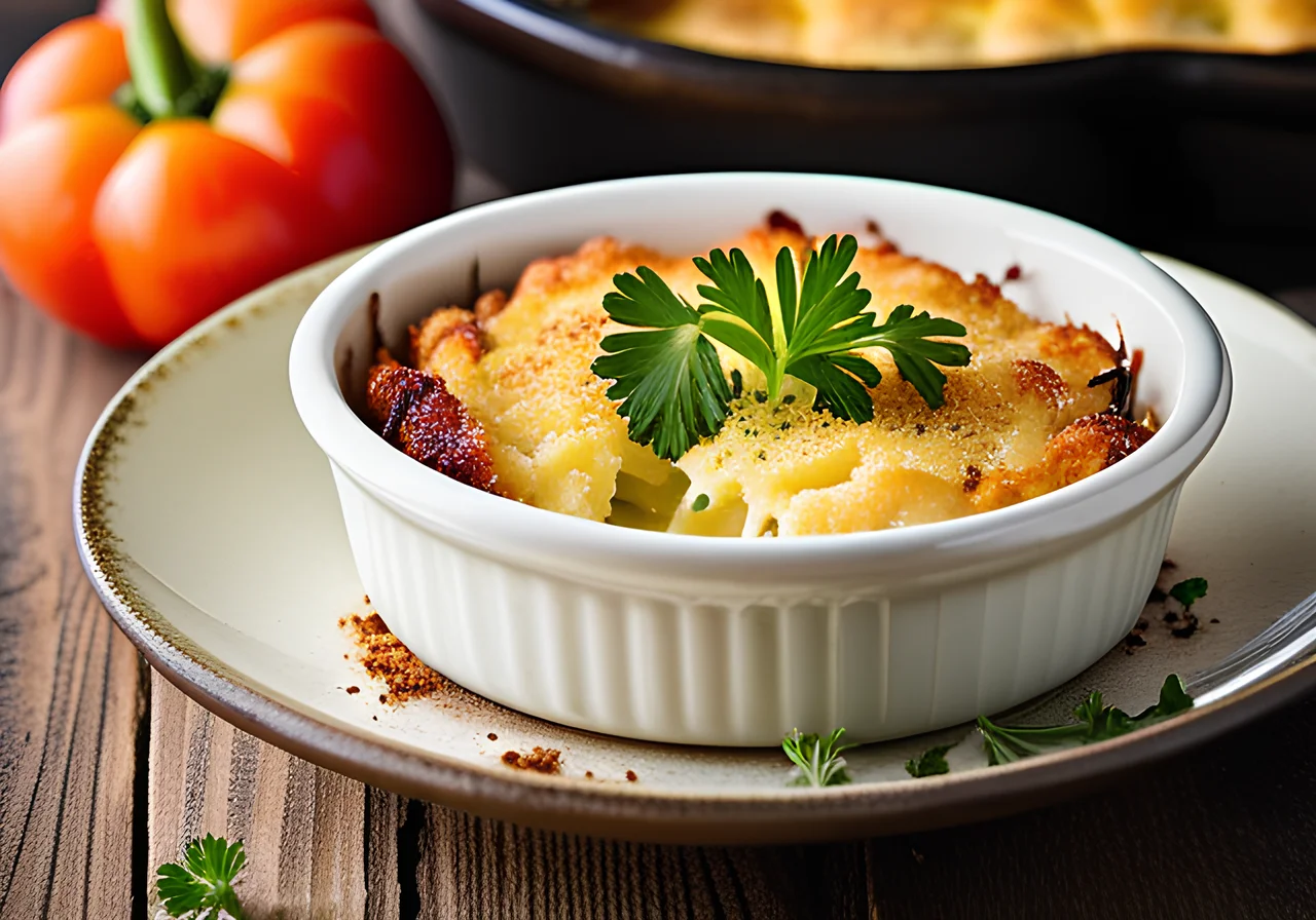 Mini-Kohlrabi Gratin