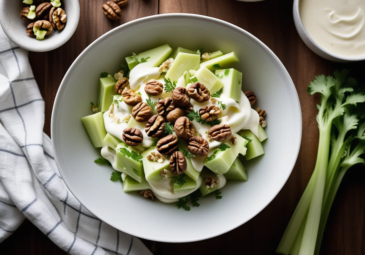 Walnut Celery Salad