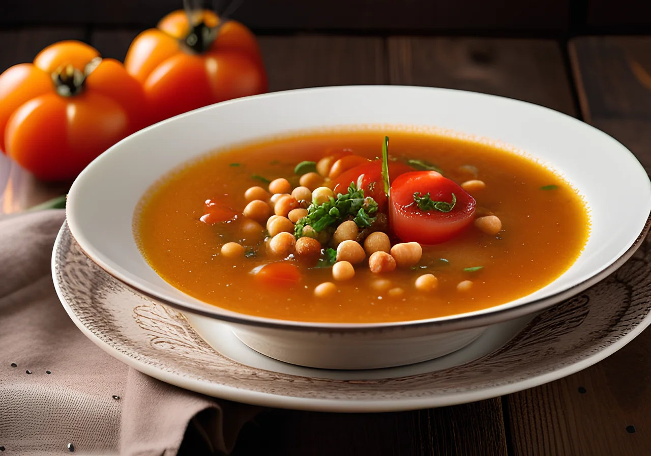 Moroccan Chickpea Soup