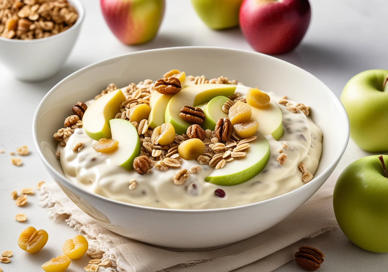 Apple and Creamy Milk Muesli