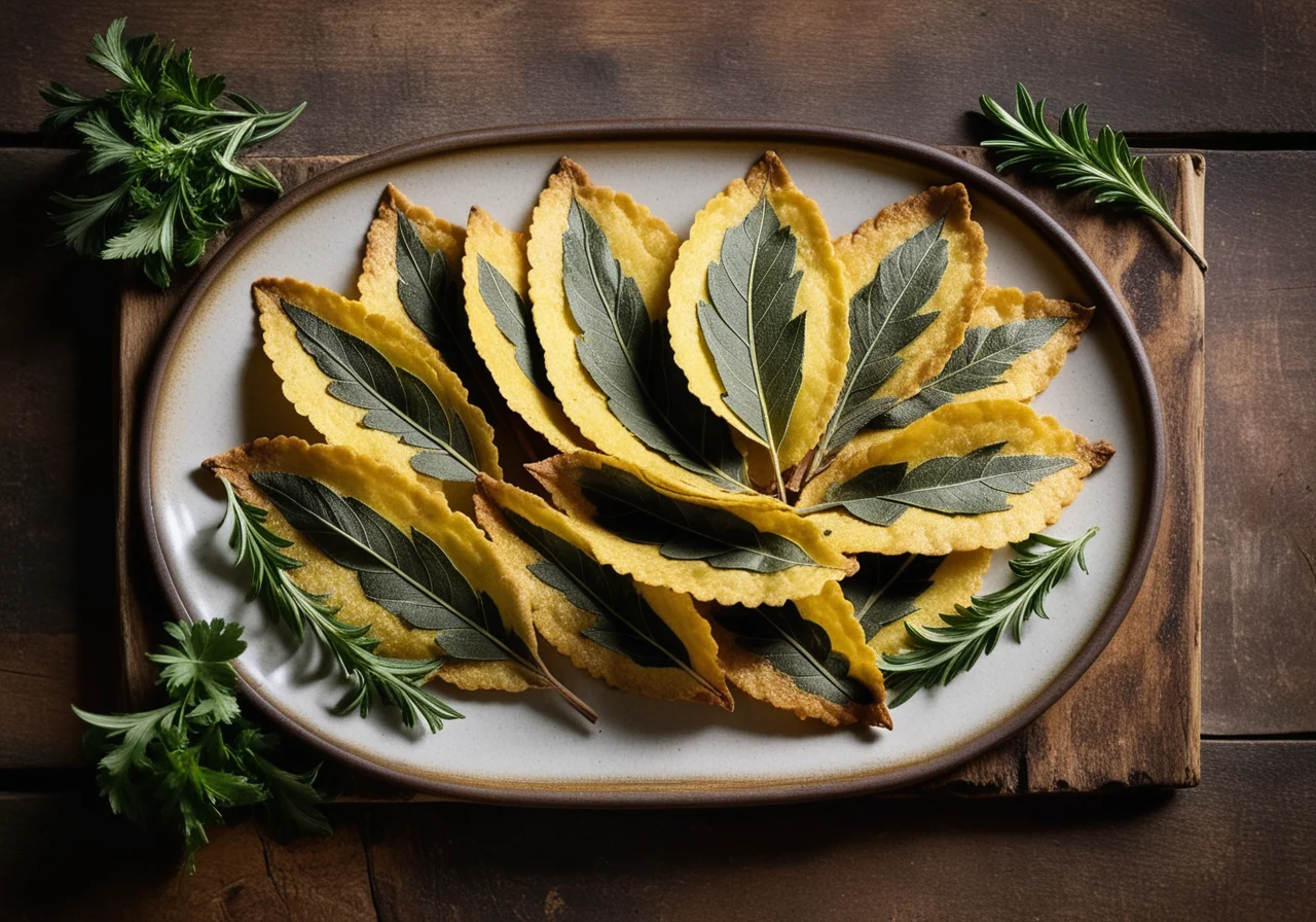 Baked Sage Leaves