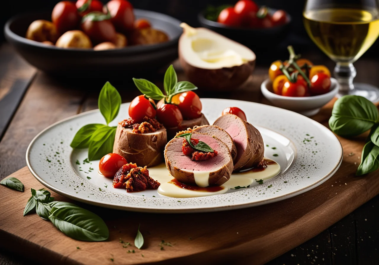 Pork Fillet with Dried Tomato Filling