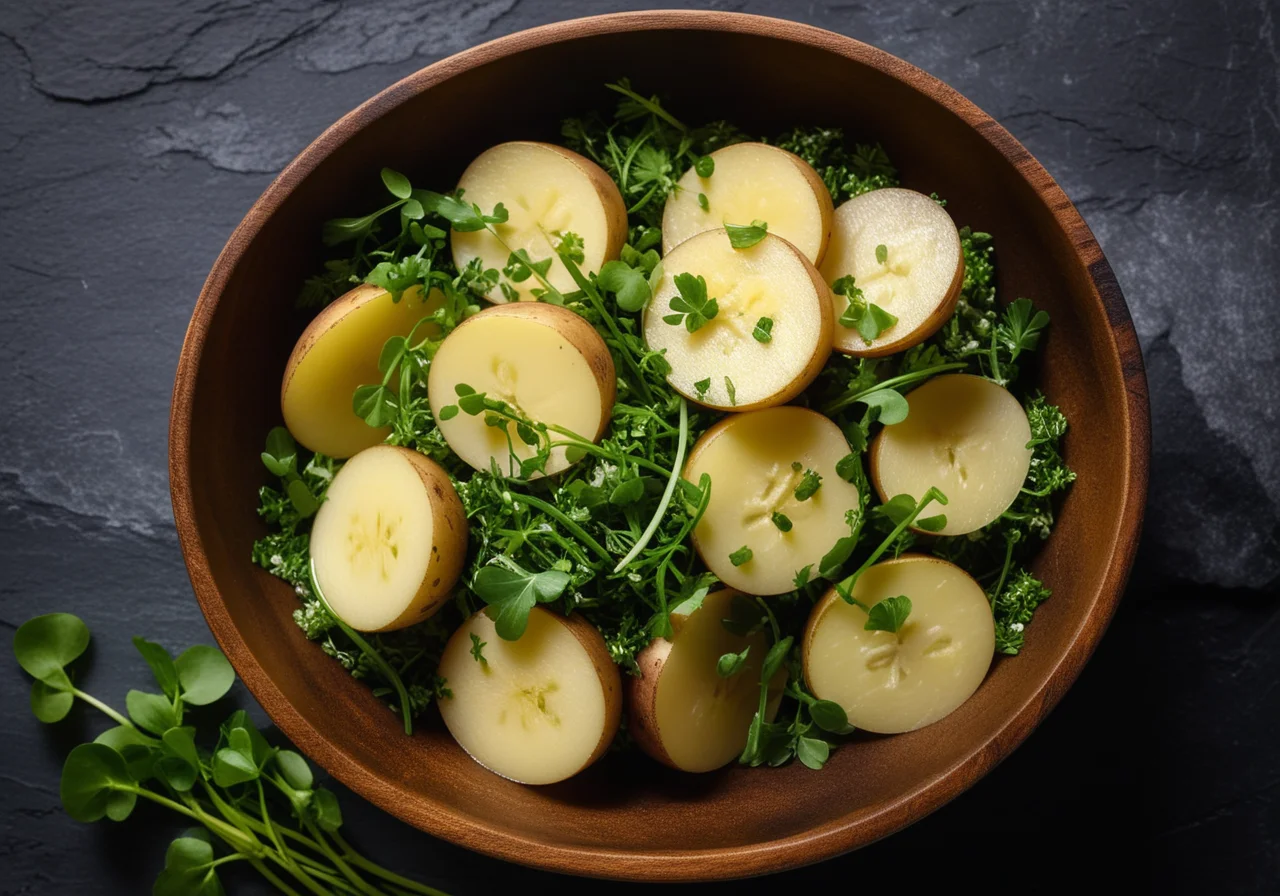 Potato Salad with Watercress