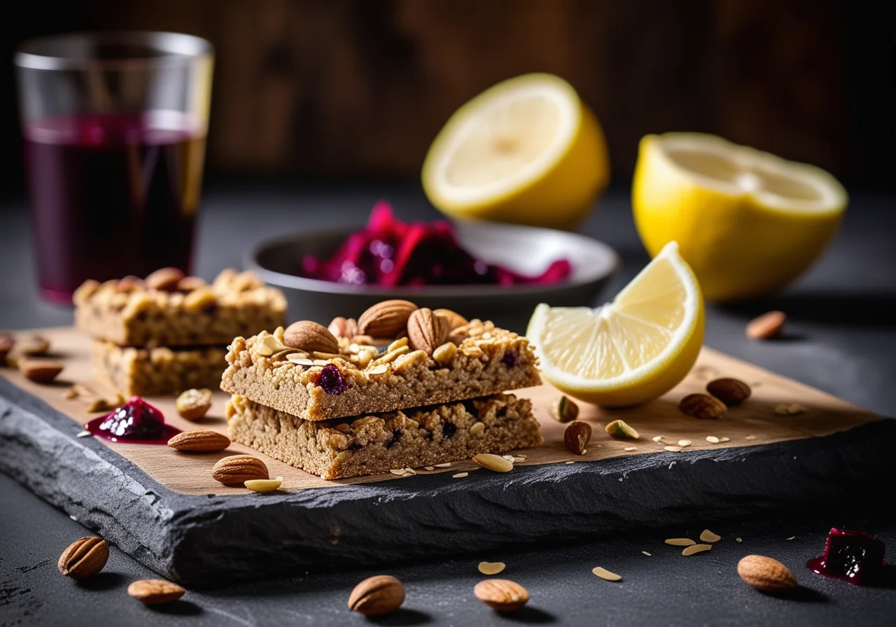 Ginger Oat Bar with Nuts and Raisins