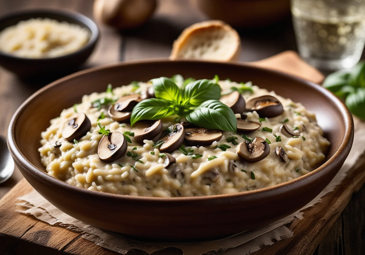 Autumn Mushroom Risotto
