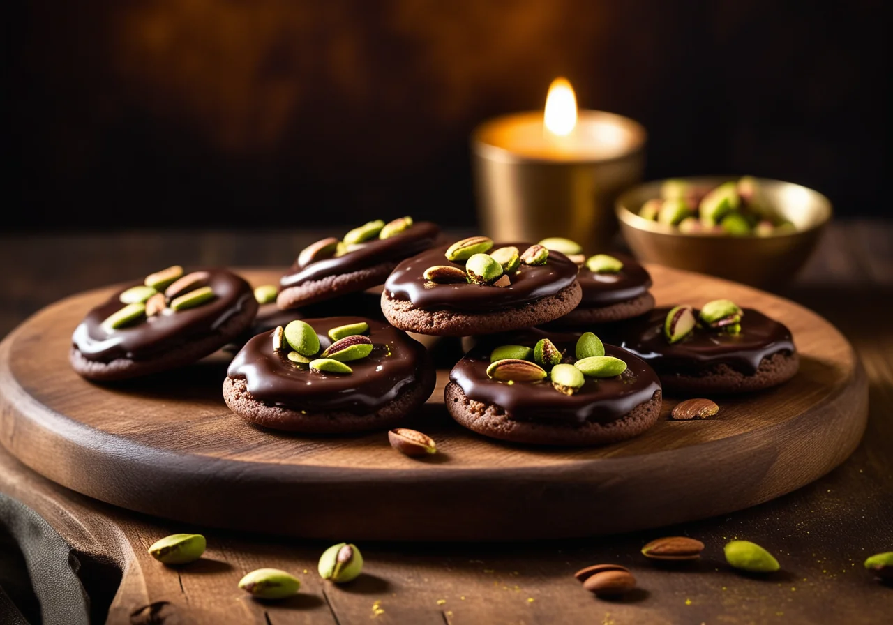 Chocolate Glazed Cookies