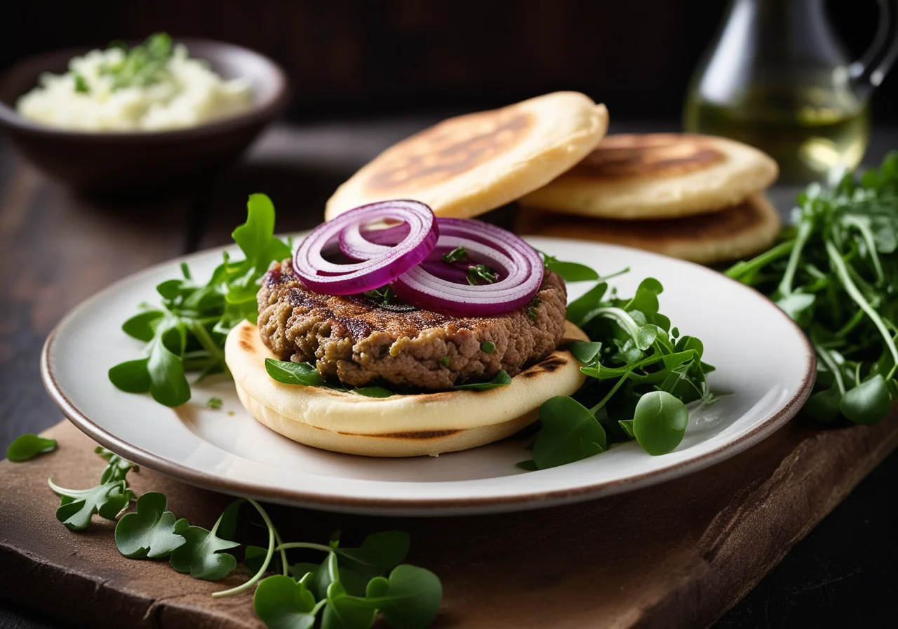 Lamb Pita Burger