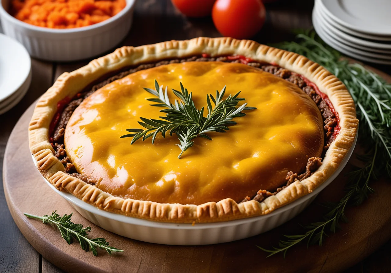 Meat Pie with Vegetables