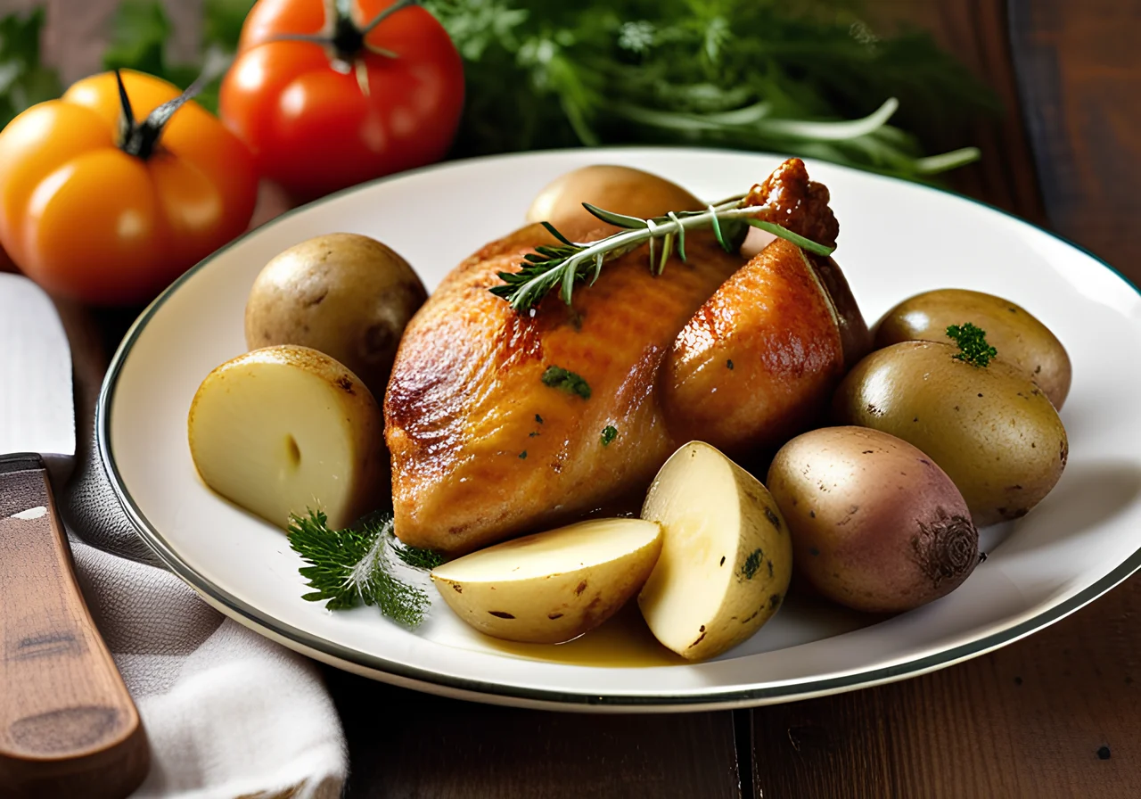 Chicken in Bratschlauch