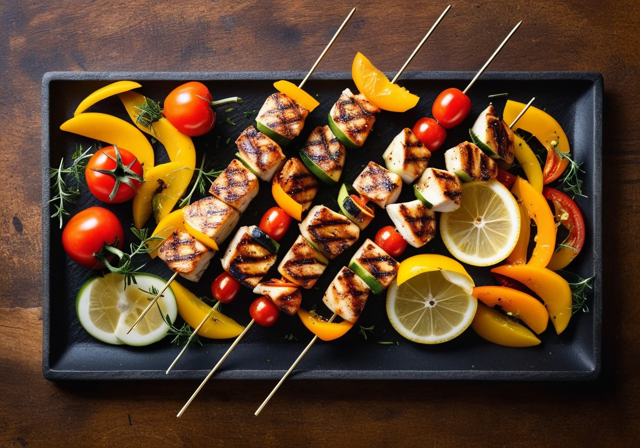 Grilled Fish Skewers