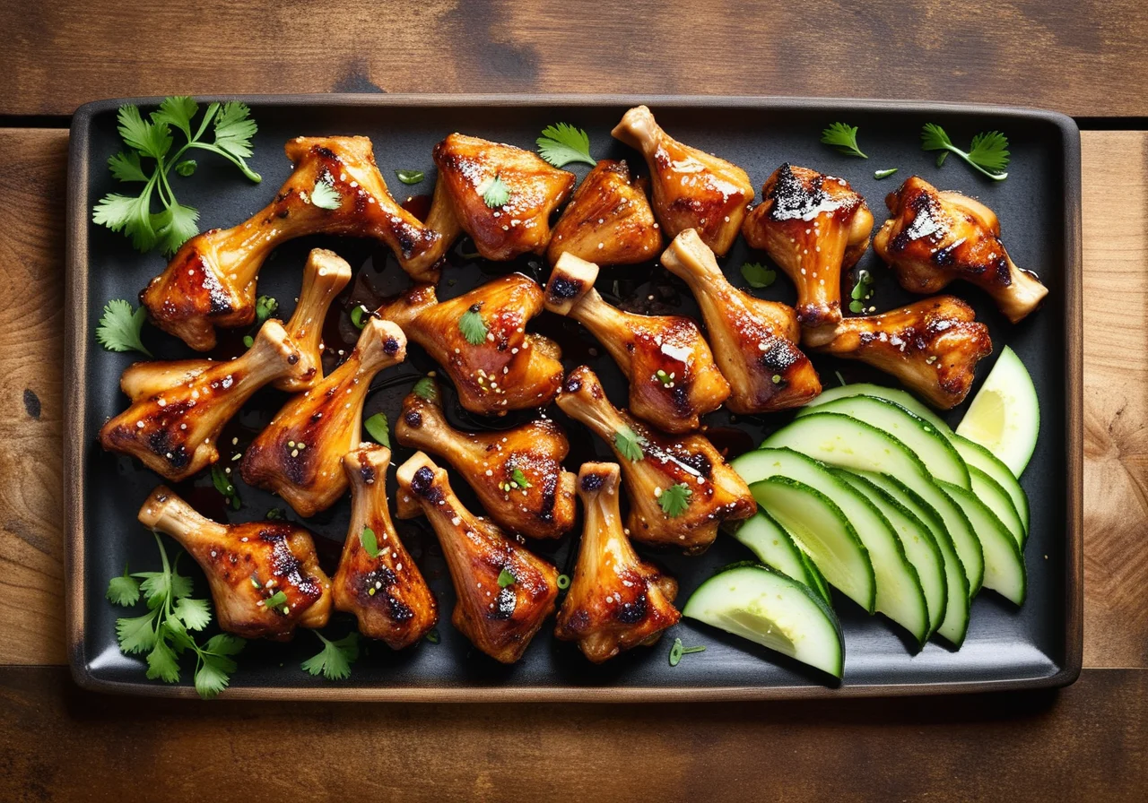Marinated Asian-Style Chicken Wings