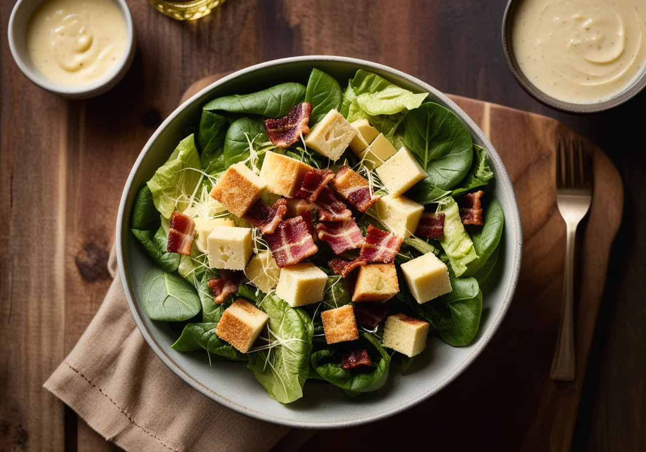 Caesar Salad with Croutons