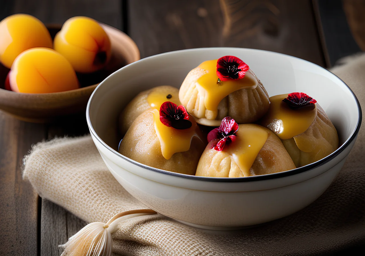 Plum Dumplings with Poppy Seed Sauce