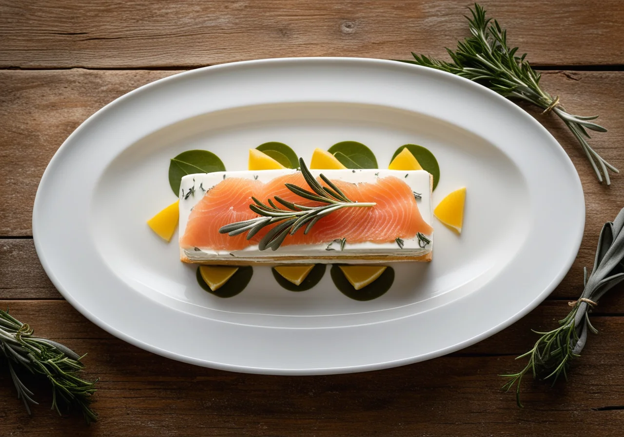 Smoked Salmon Terrine with Herb Cream Cheese