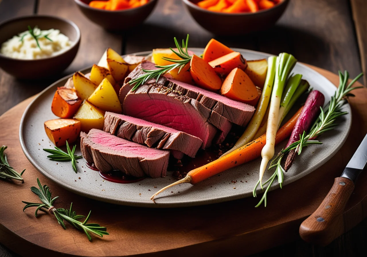 Pink Roasted Beef Tenderloin