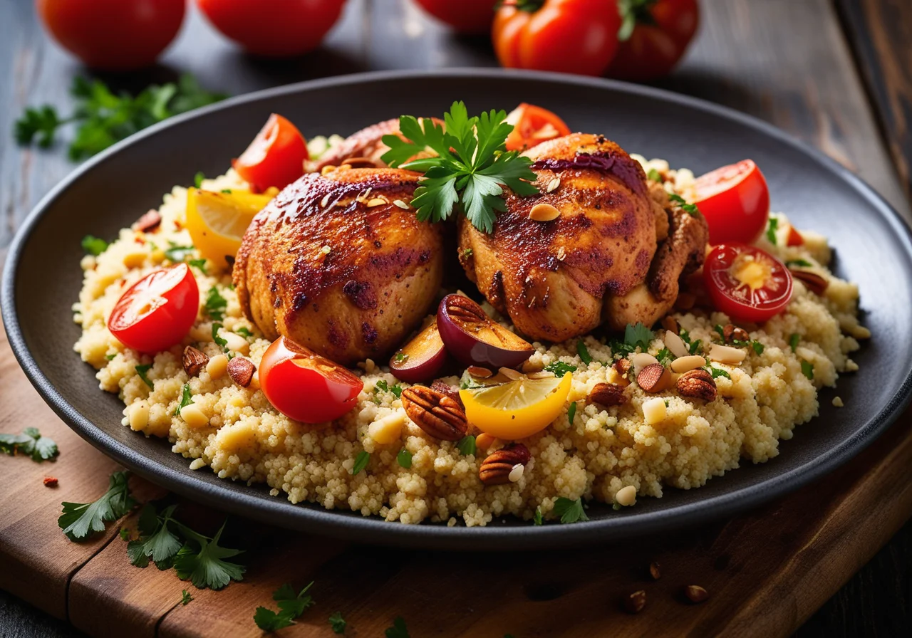 Spiced Chicken with Couscous