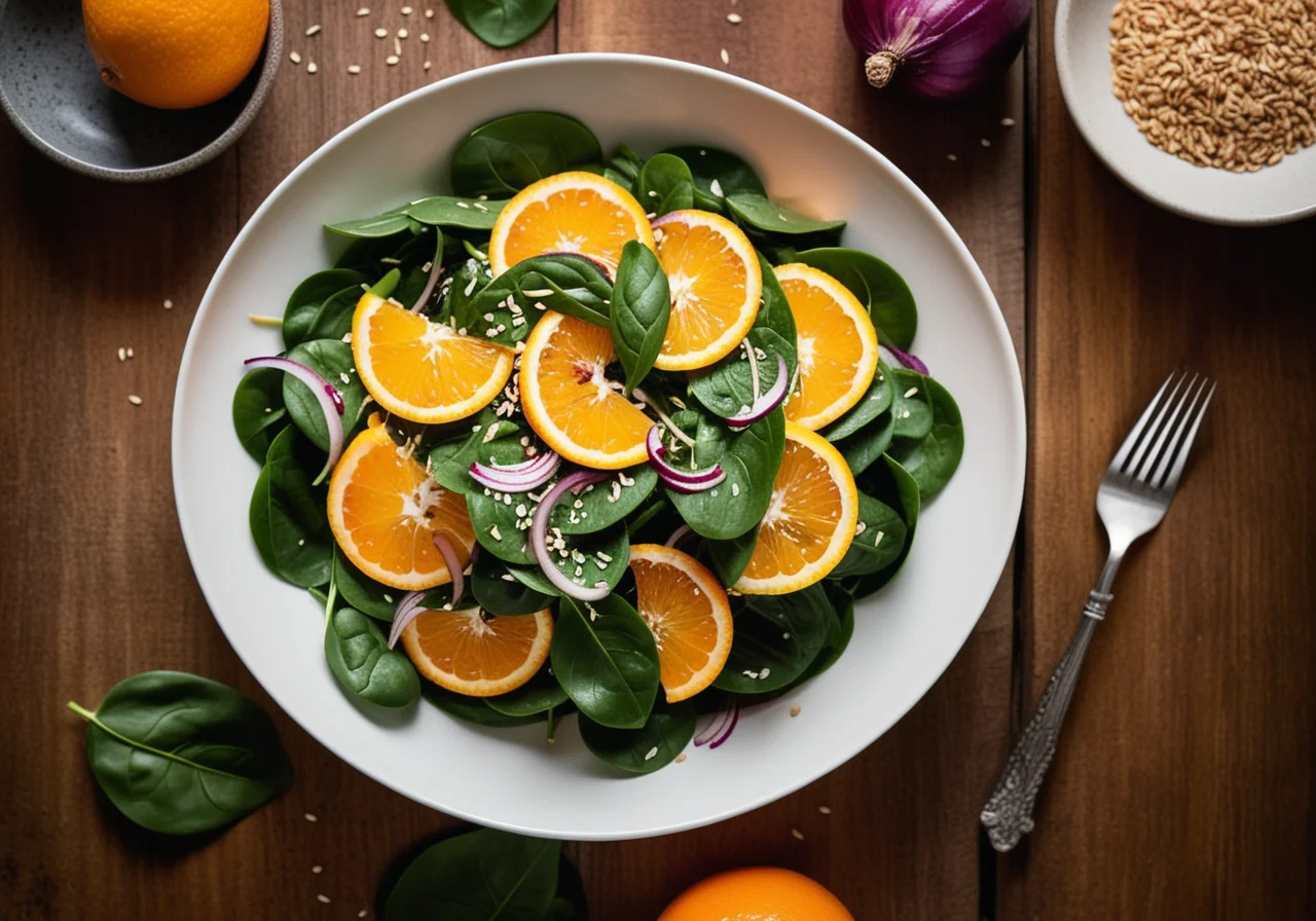 Orange Spinach Salad