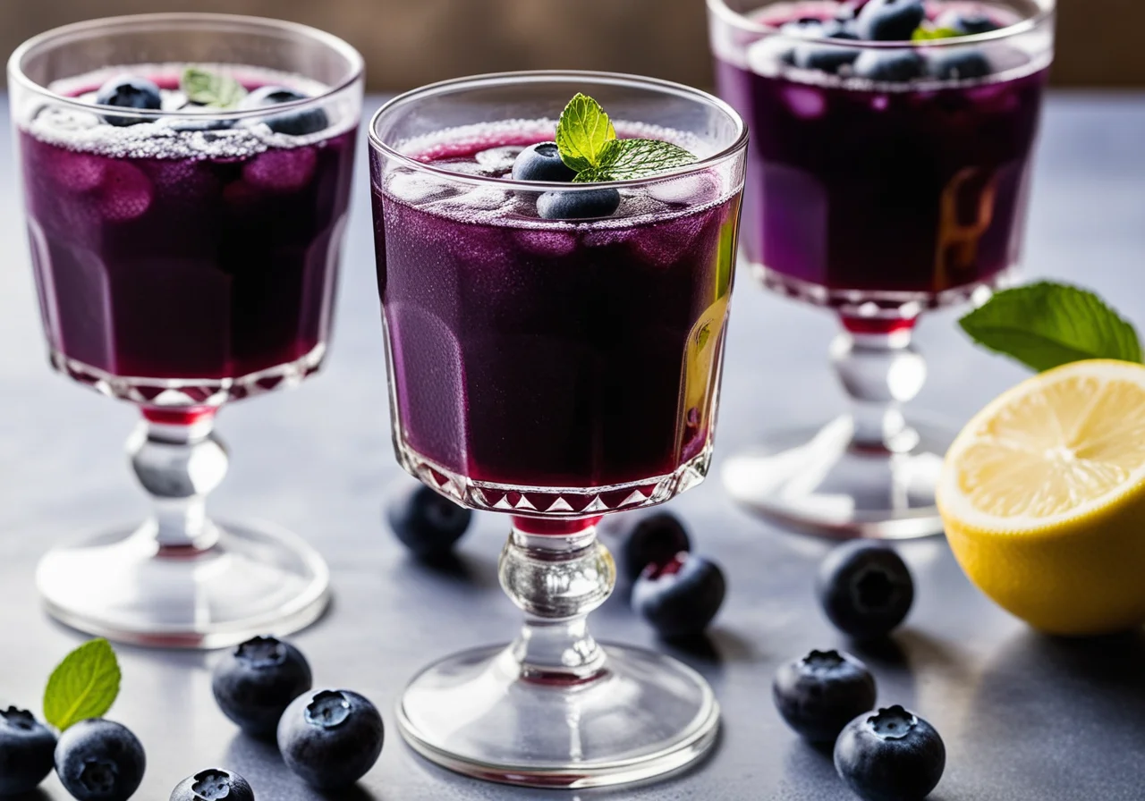 Blueberry drink
