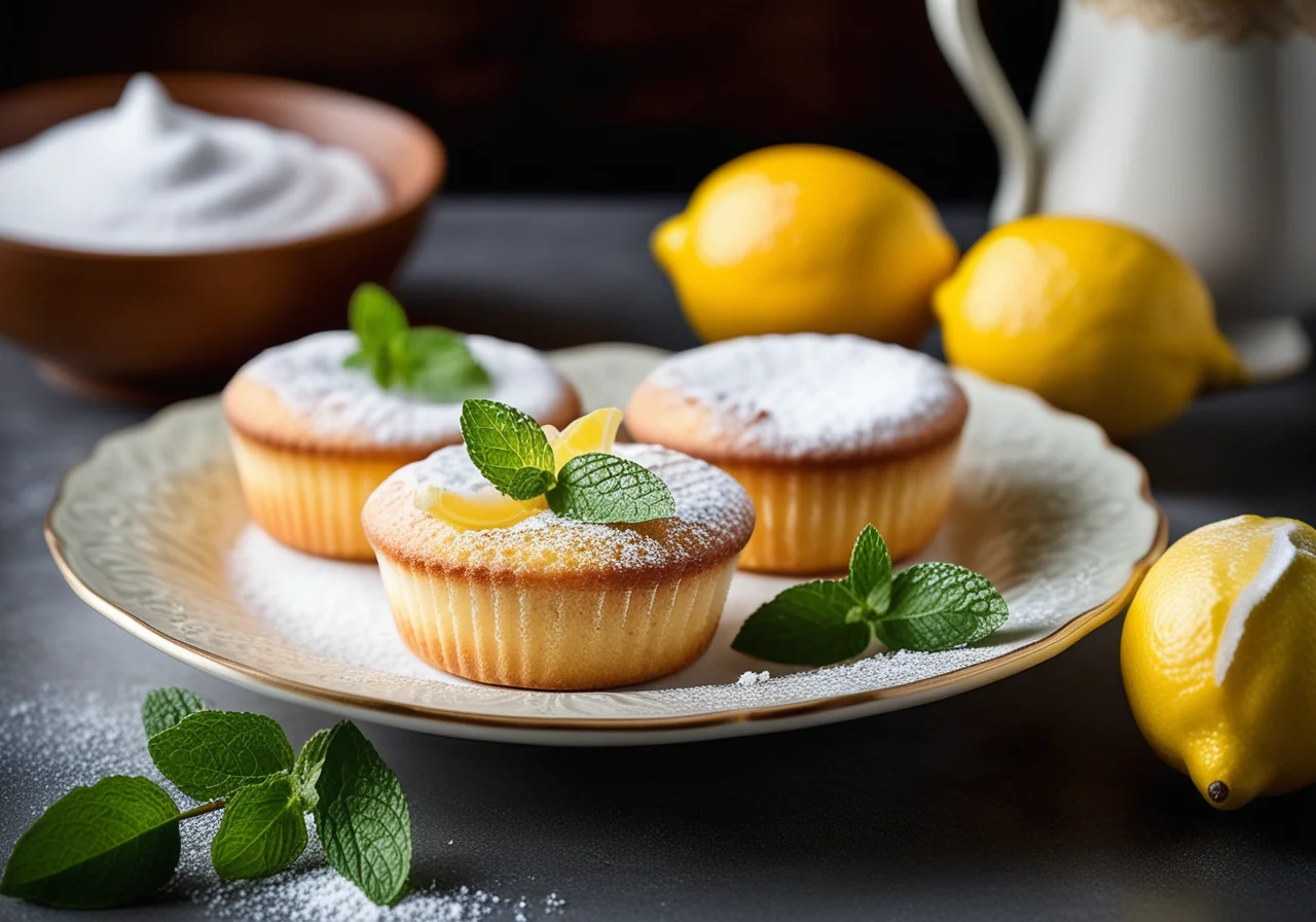 Kleine Zitronenkuchen
