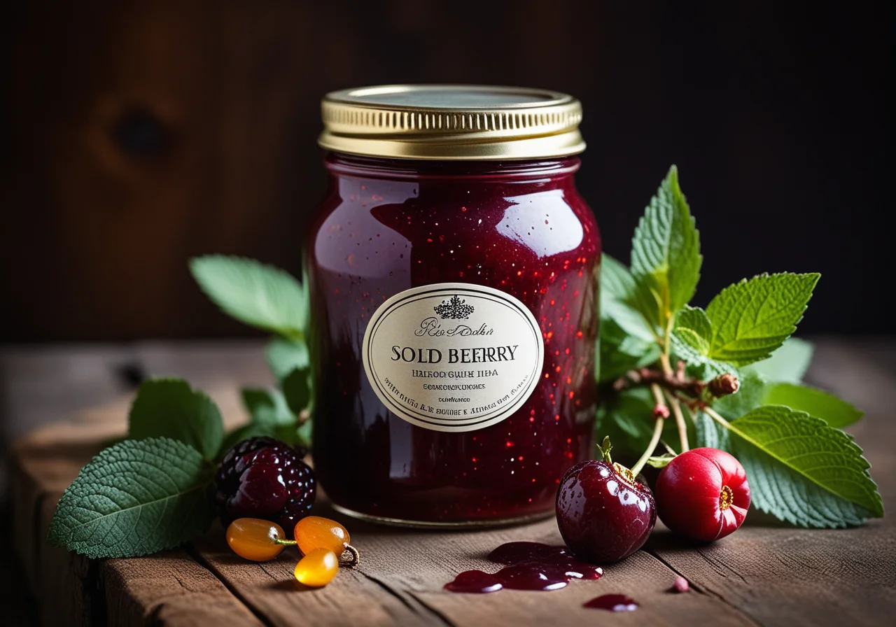 Elderberry Rose Hip Jam