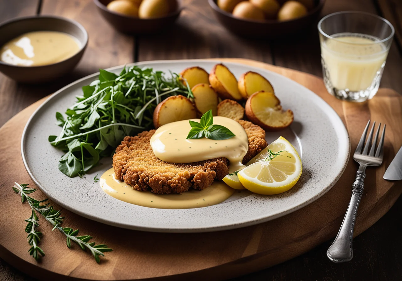 Schnitzel with Lemon Sauce Italian Style