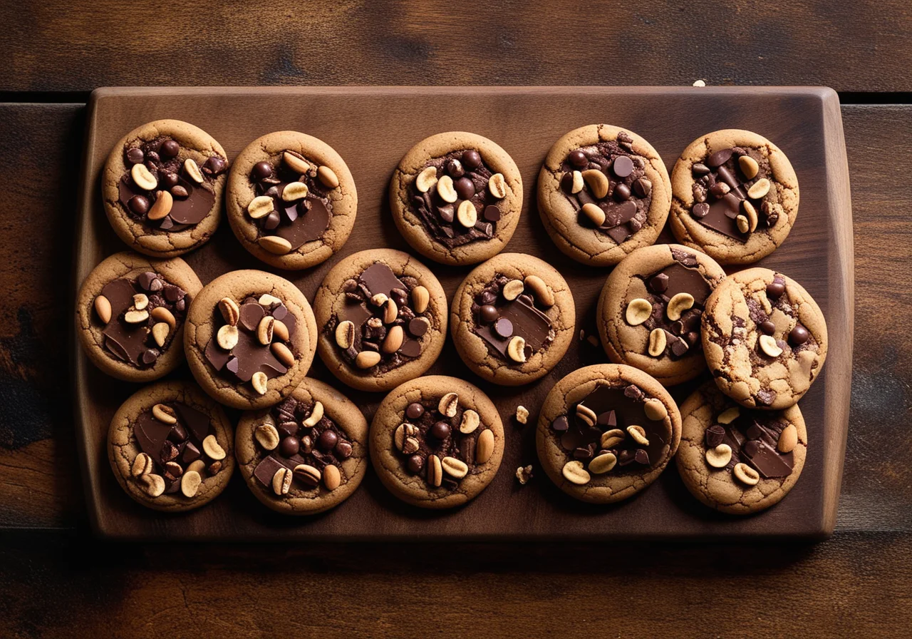Nut-Chocolate Cookies