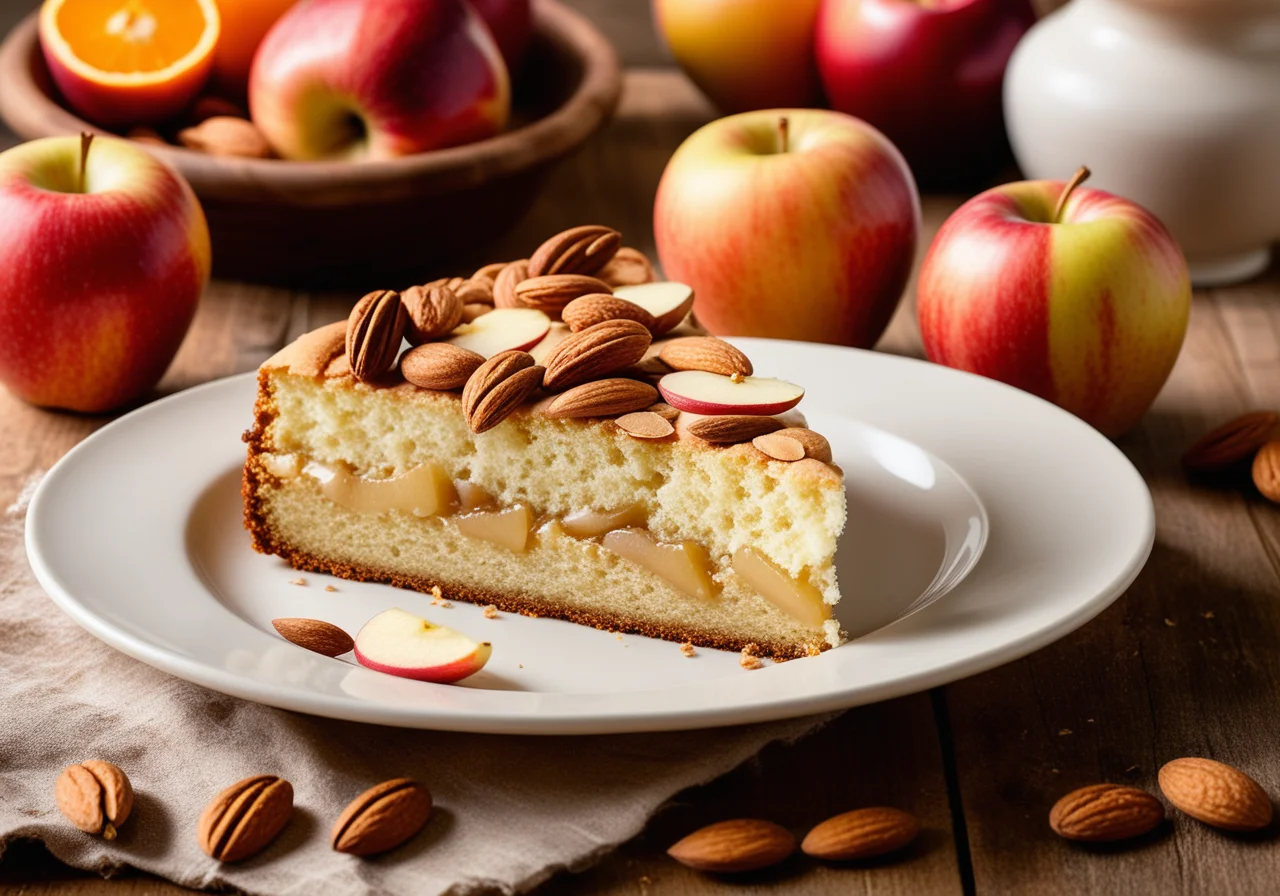 Apple Almond Cake