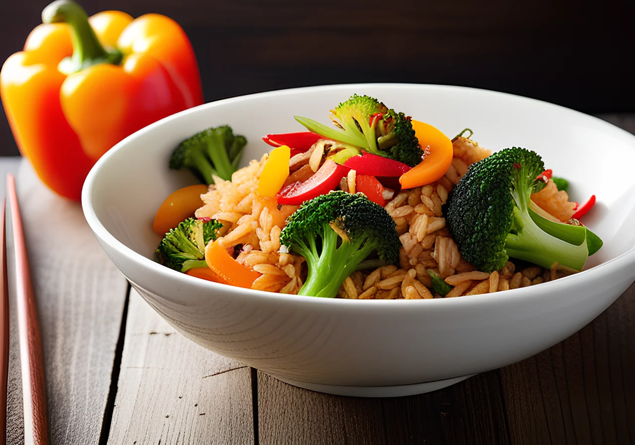 Spicy Rice Stir-Fry