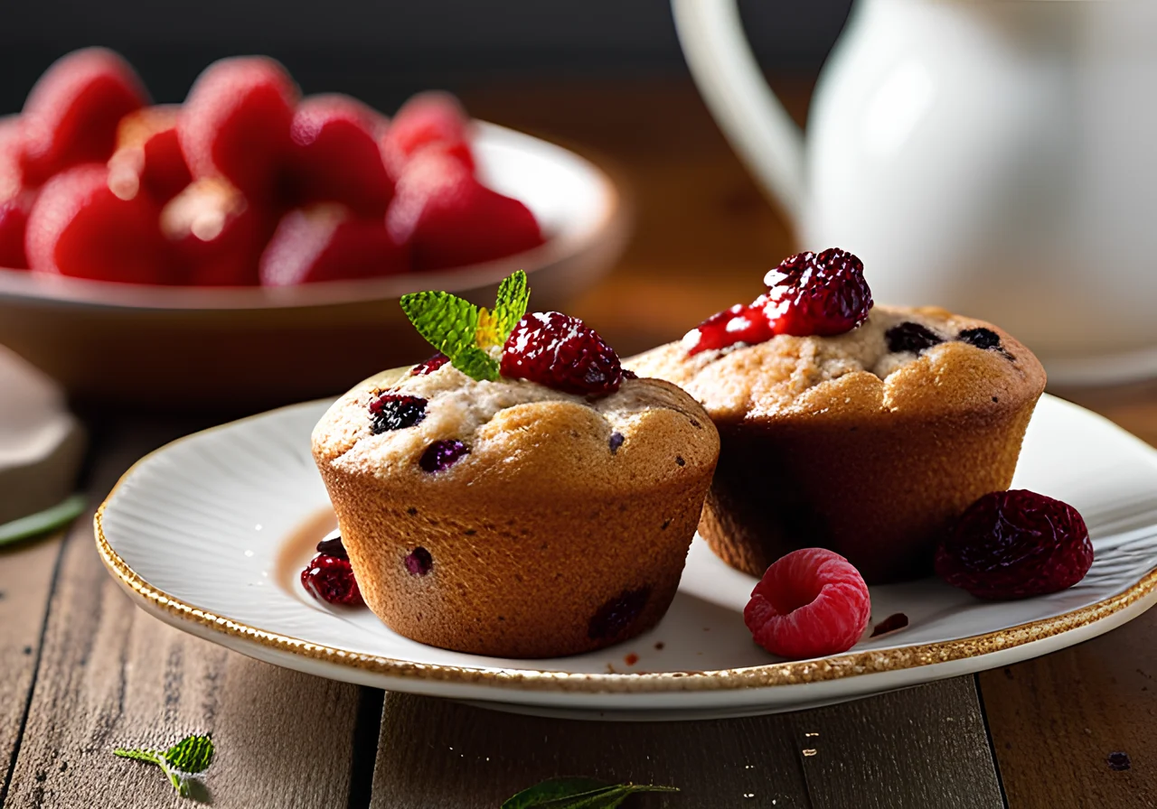 Whole Grain Fruit Muffins