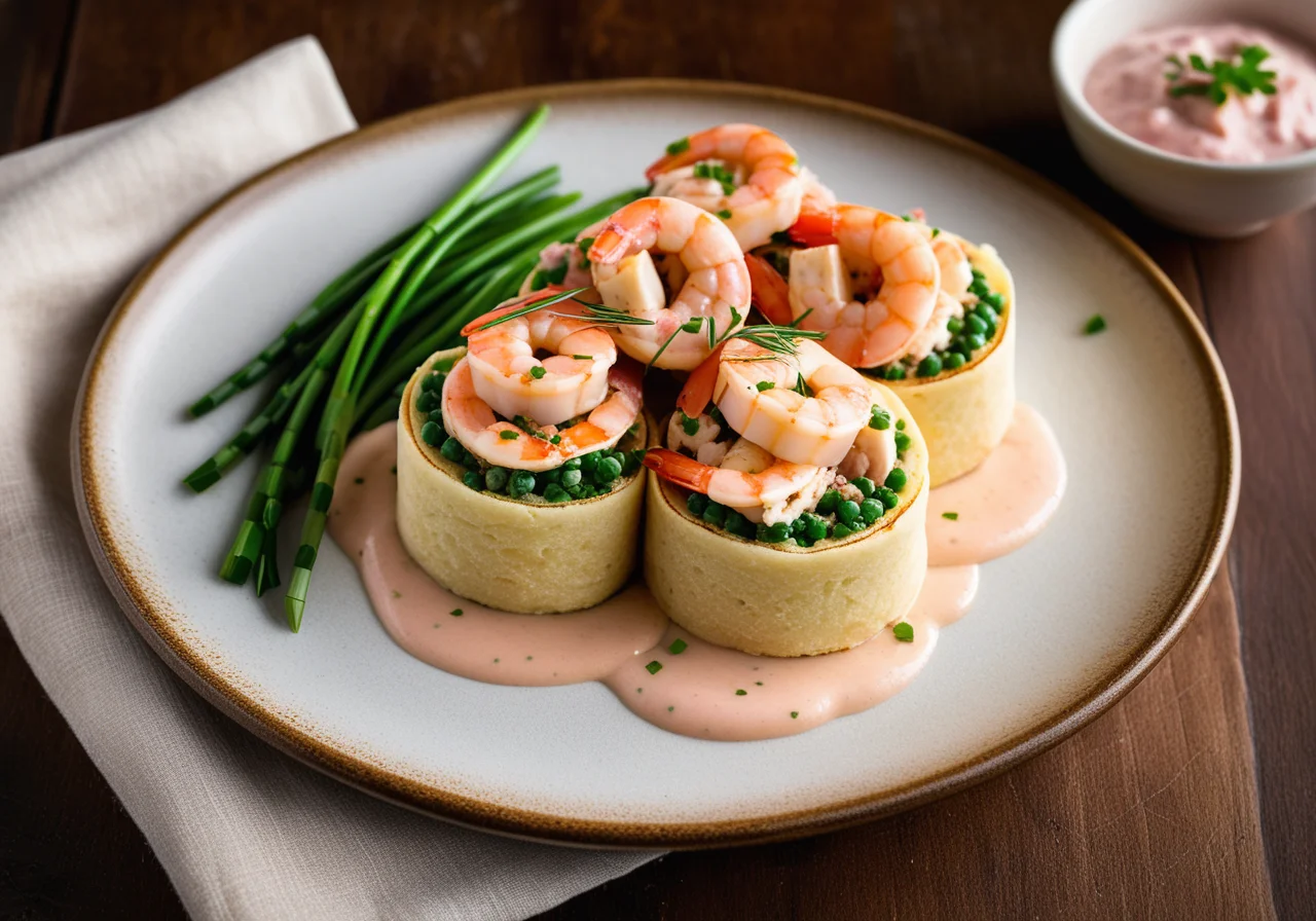 Tuna Cream in Pancake