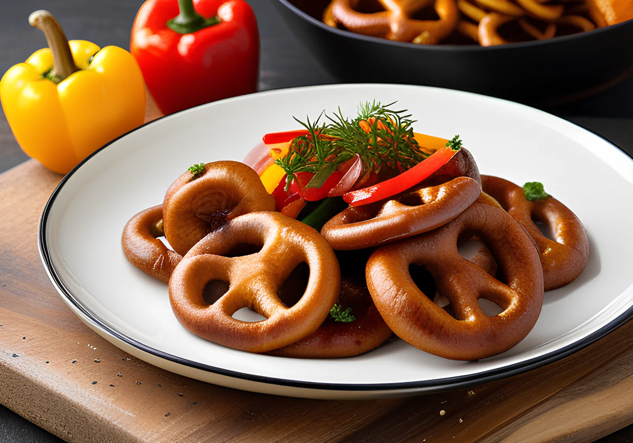 Pretzel-Paprika Skillet