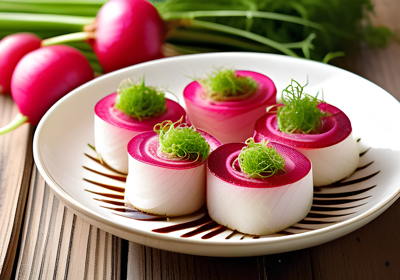 Spicy Radish Rolls