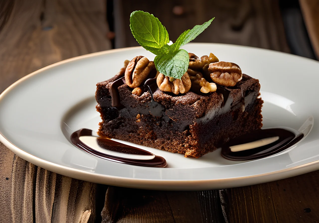 Walnut Espresso Brownies
