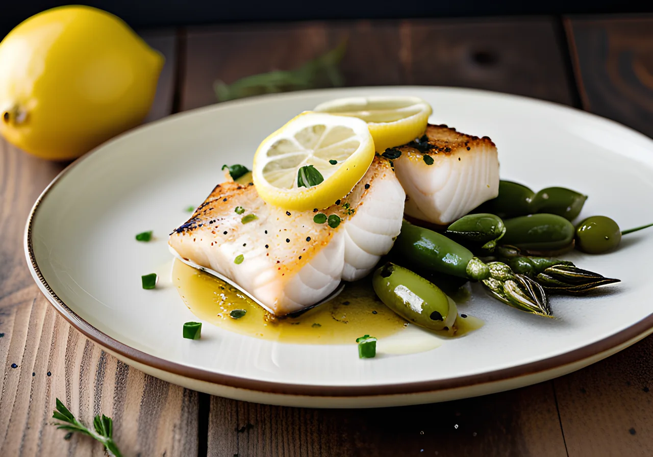 Baked Cod with Fennel Vegetables