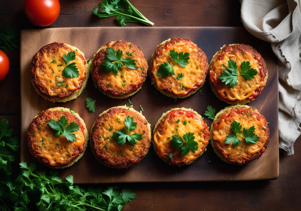 Cabbage Cakes with Tomato Sauce and Le Gruyère AOP