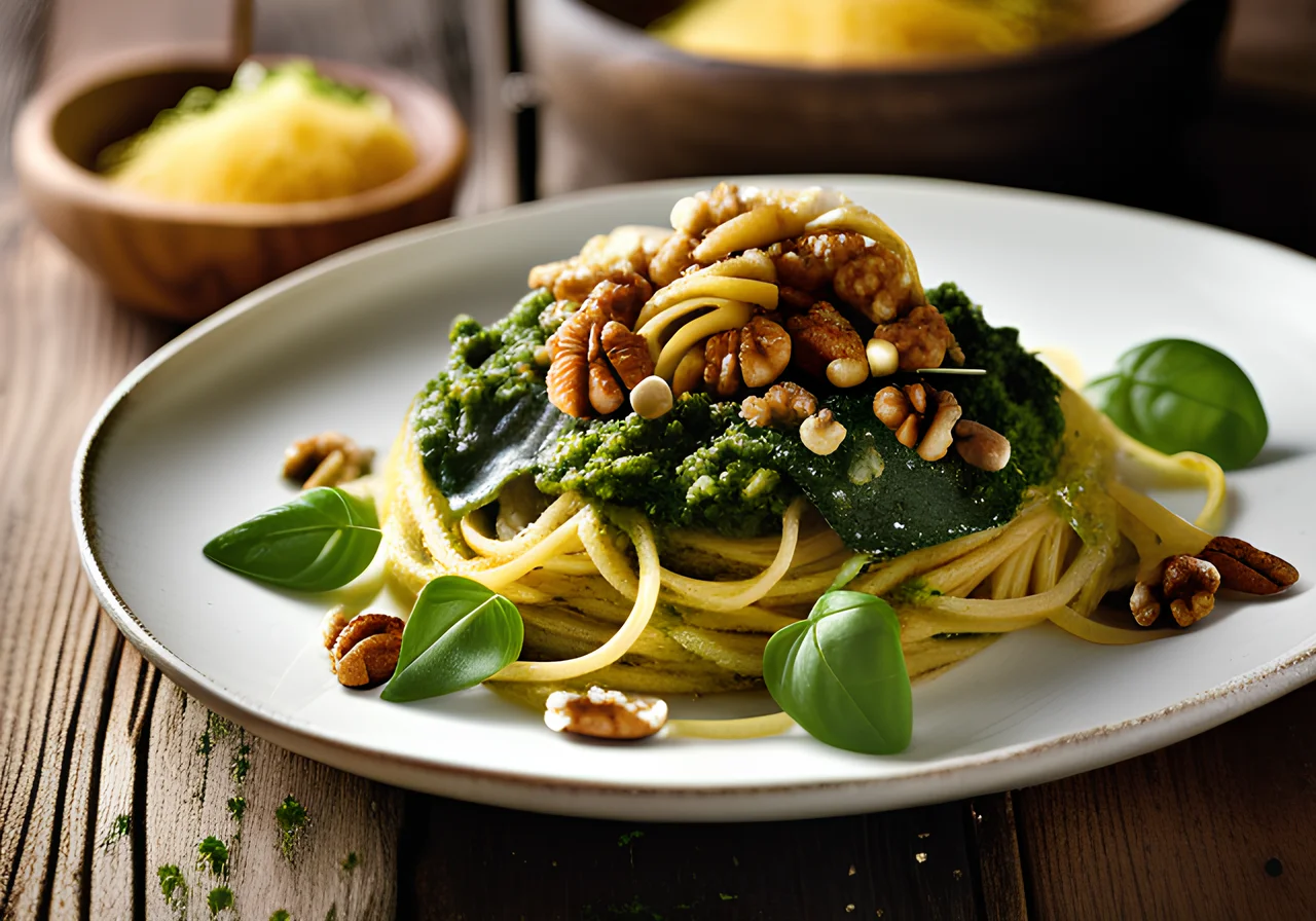 Spaghetti with Spinach