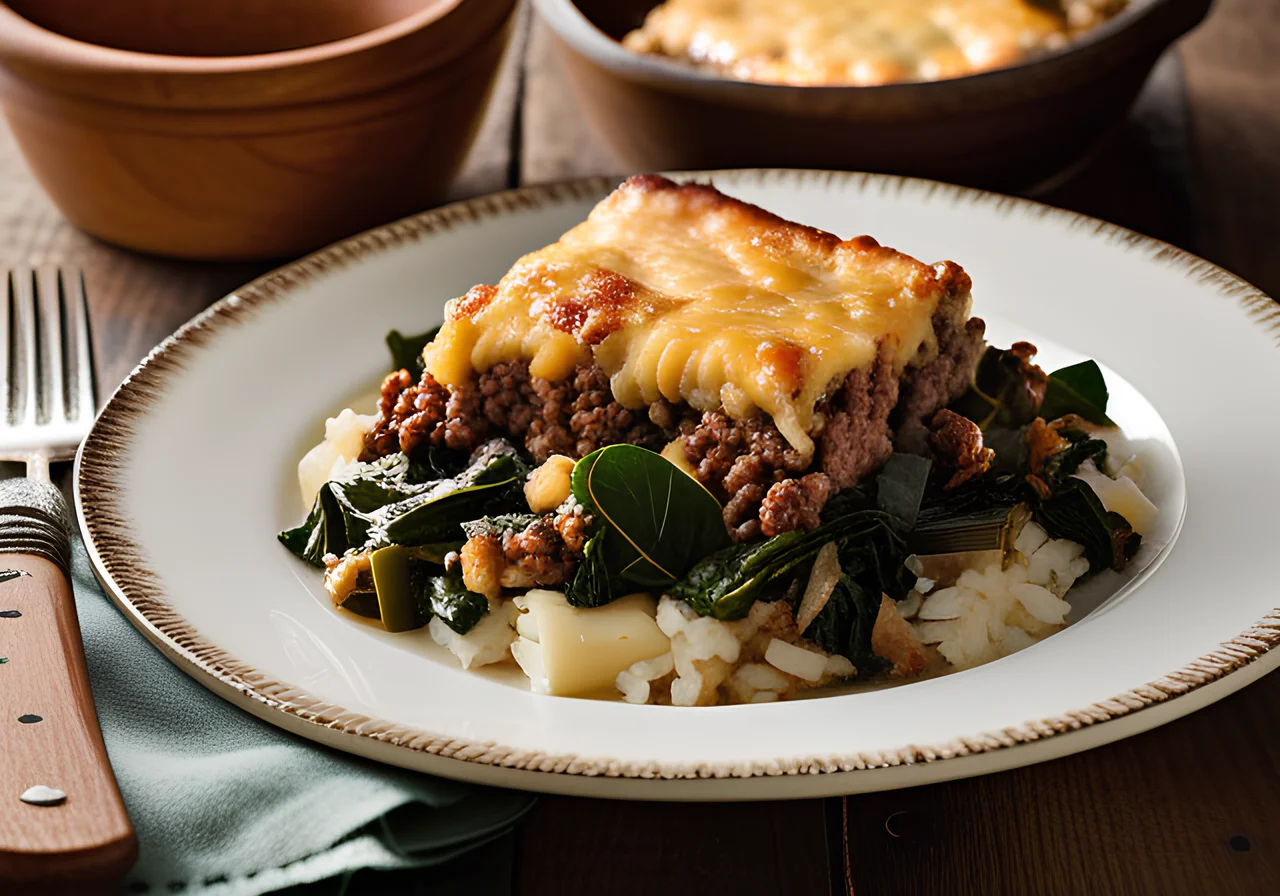 Ground Beef and Rice Casserole