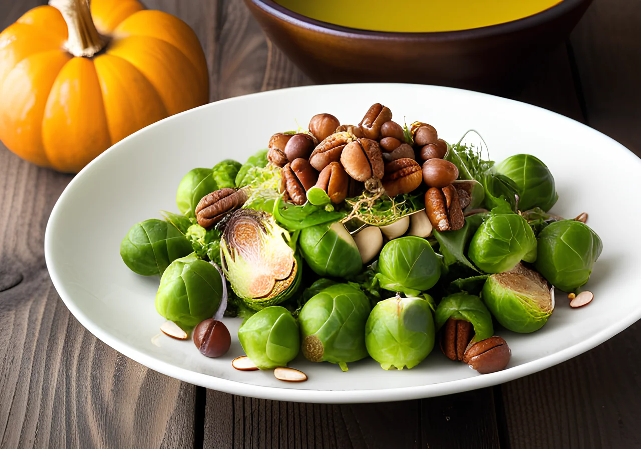 Brussels Sprouts and Chestnut Salad