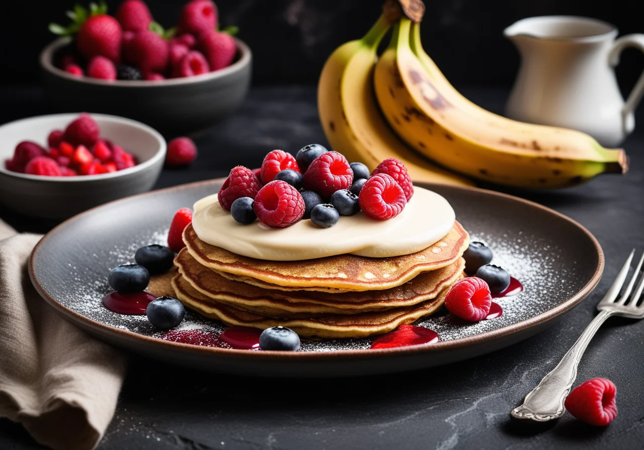 Banana Protein Pancakes