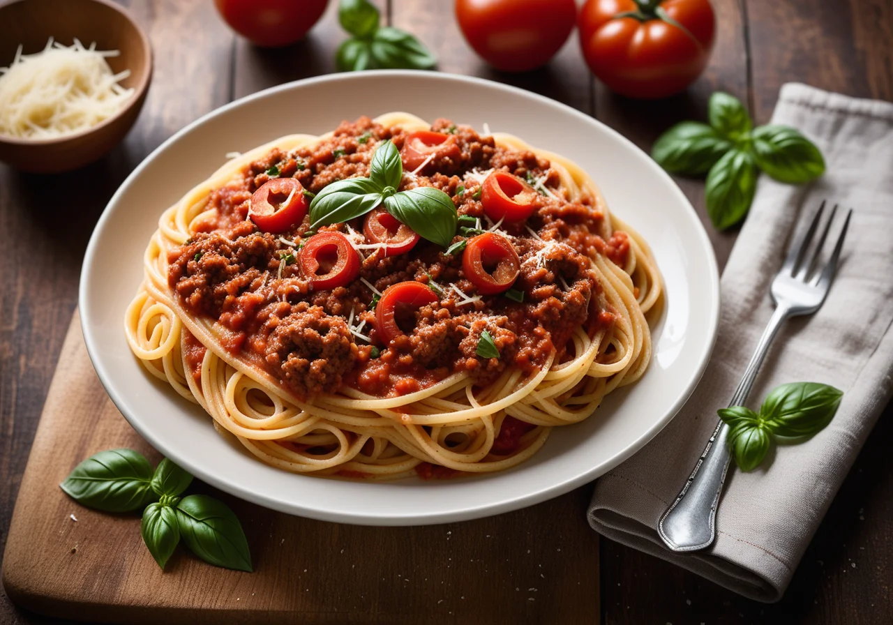 Simple Spaghetti Bolognese