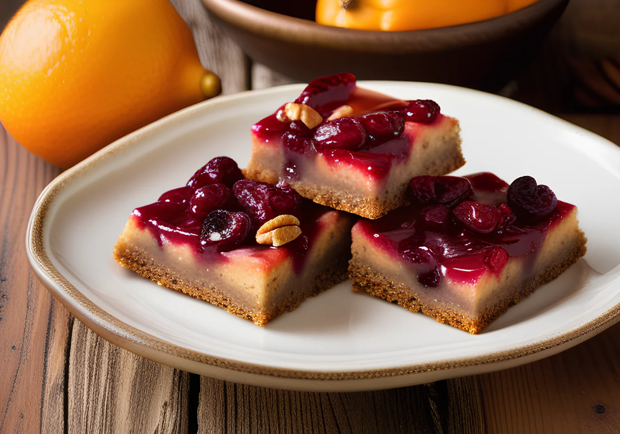 Fig-Cranberry Bars