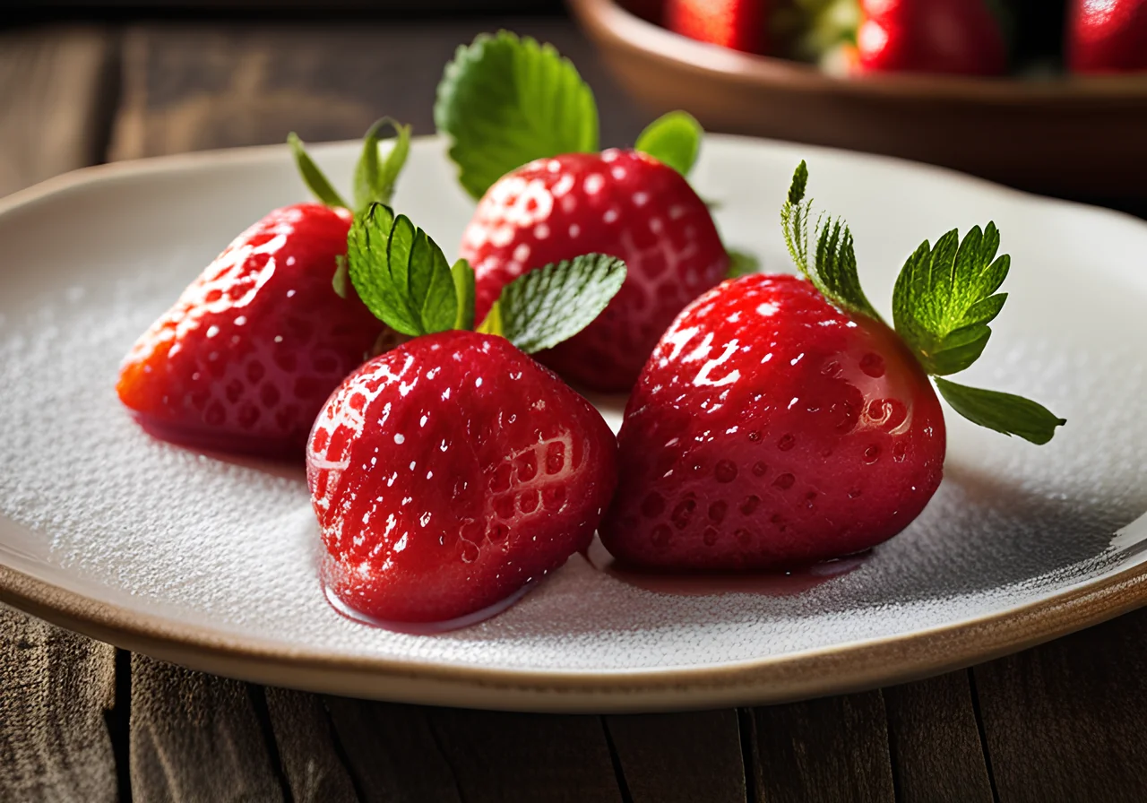 Sweetened Strawberries