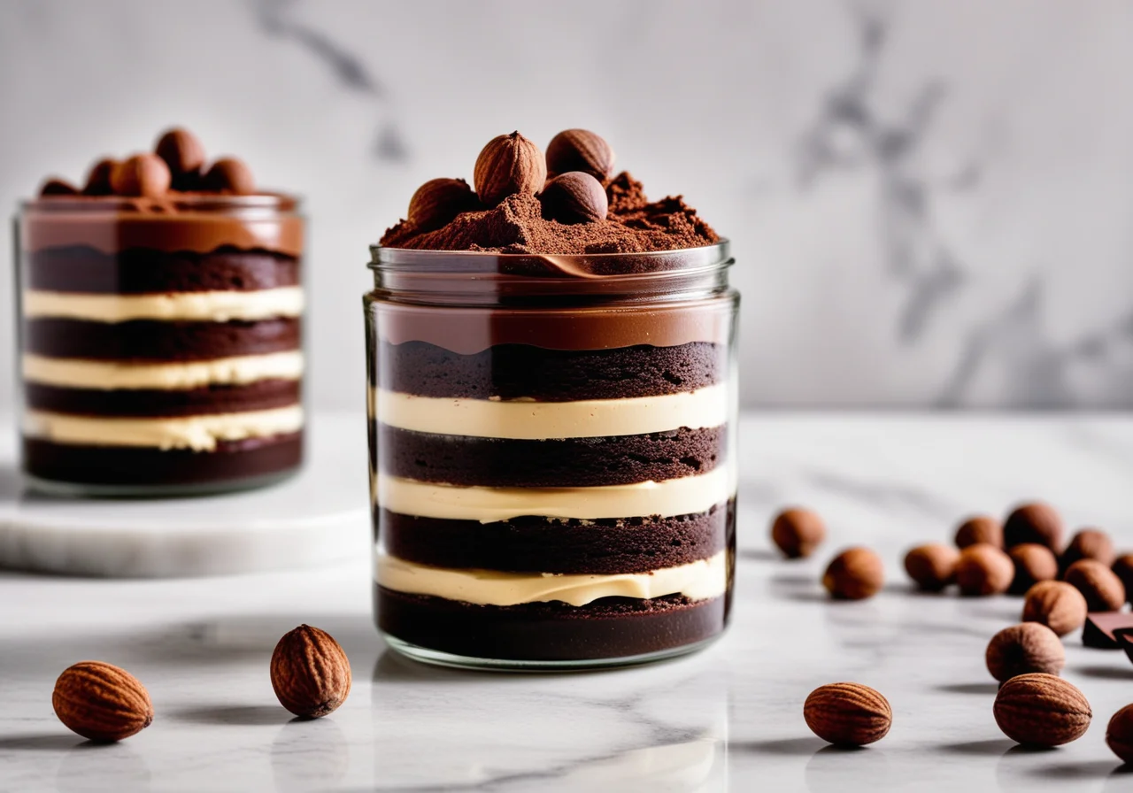 Chocolate Cake in a Glass