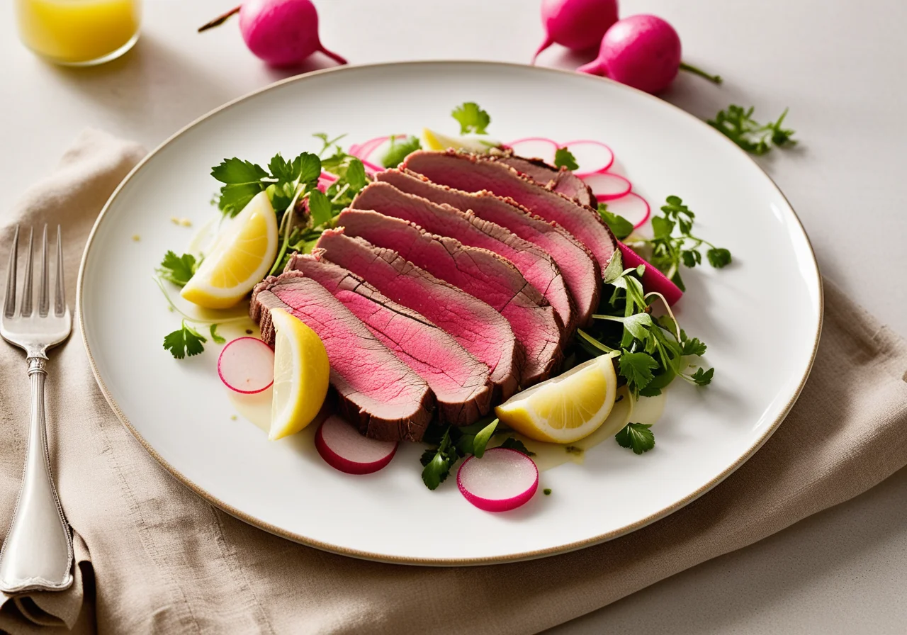 Cold Roast Beef with Vinaigrette