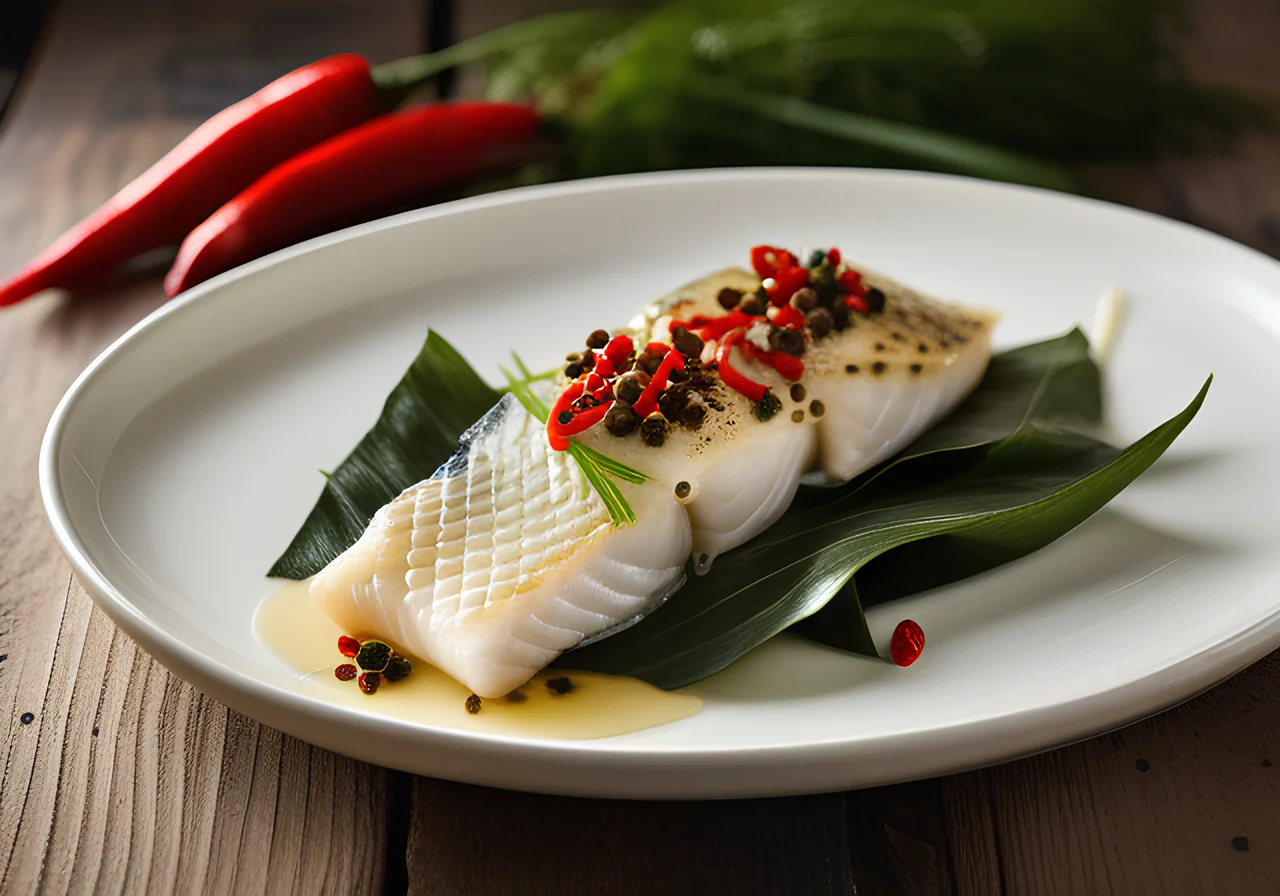 Steamed Walleye Fillets