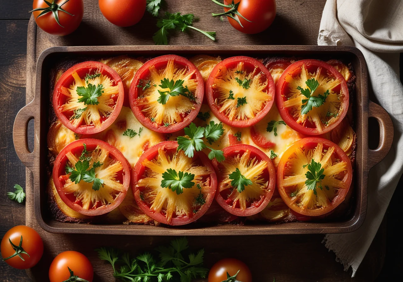 Potato Tomato Gratin